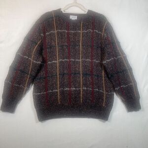Jacobson’s Vintage 100% Virgin Wool Sweater Men’s M Uruguay Multicolor Textured